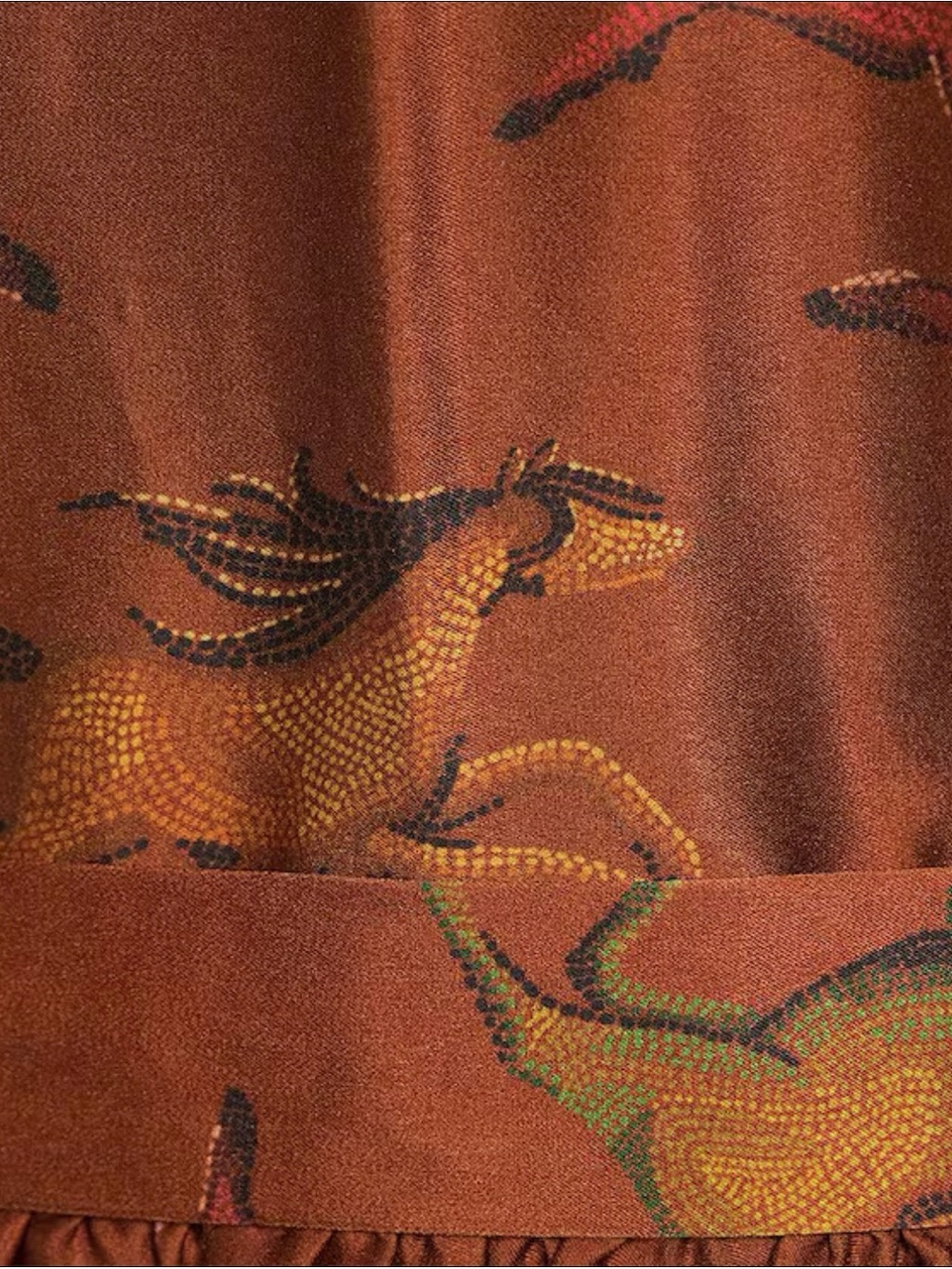 Chelsea & Violet Vanessa Equestrian printed V-neckline wrap dress - Picture 3 of 3